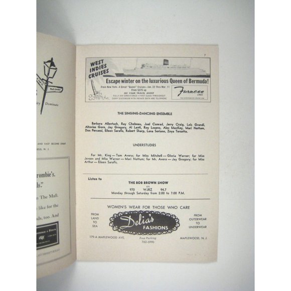 High Spirits Paper Mill Playhouse Theatre Program 1965 NJ Beatrice Lillie - Picture 5 of 8